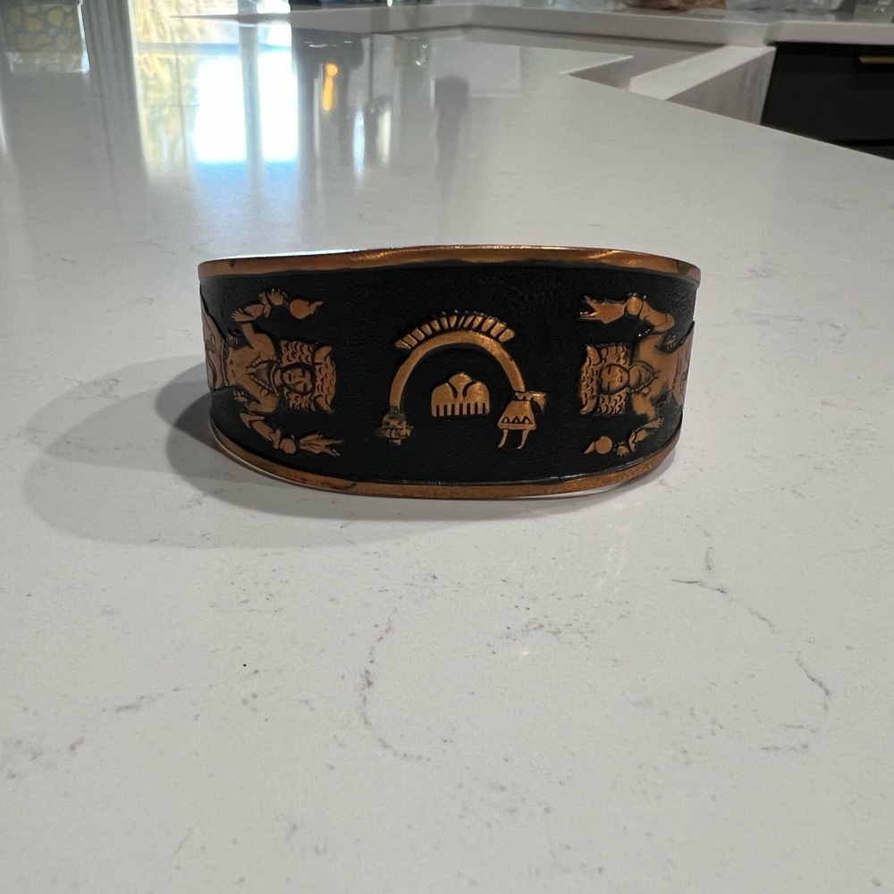 Antique copper cuff